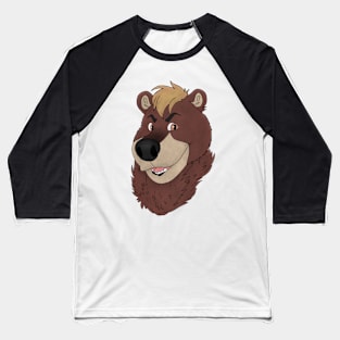 Anthro bear face Baseball T-Shirt